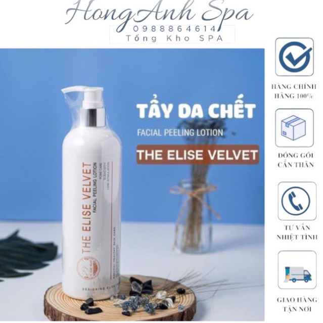 Tẩy da chết - The Elise Velvet ,Lindsay Hàn Quốc 500ML