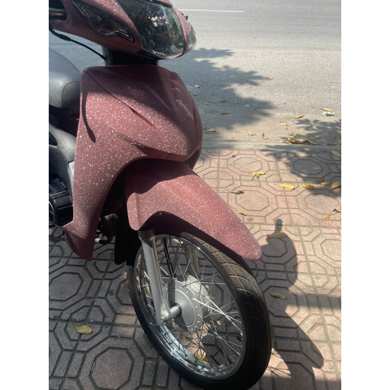 1 DÈ TRƯỚC CÁC LOẠI XE WAVE - SH-VISION…DECAL KIM TUYẾN LẤP LÁNH CAO CẤP