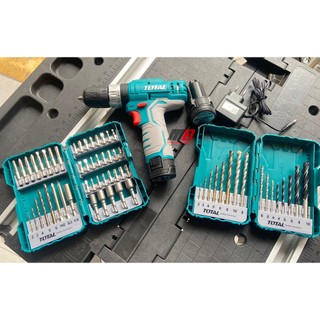 Bộ máy khoan gia đình dùng pin 12v total - tdli12415 - tosli22111- tosli23022