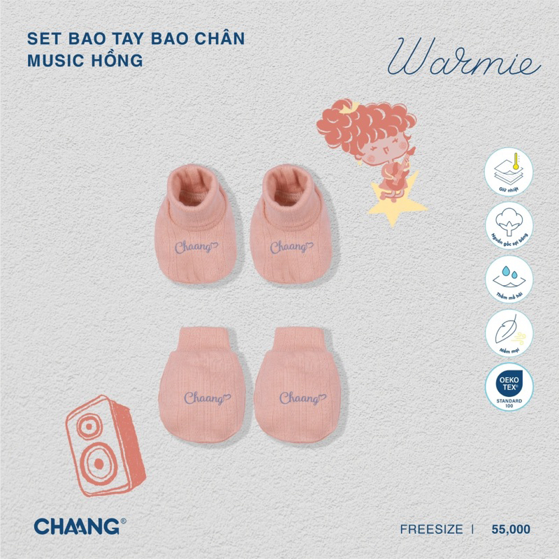 Chaang set bao tay bao chân Spring cho bé SS23