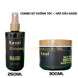 Combo Xịt dưỡng tóc + Hấp dầu Kassi
