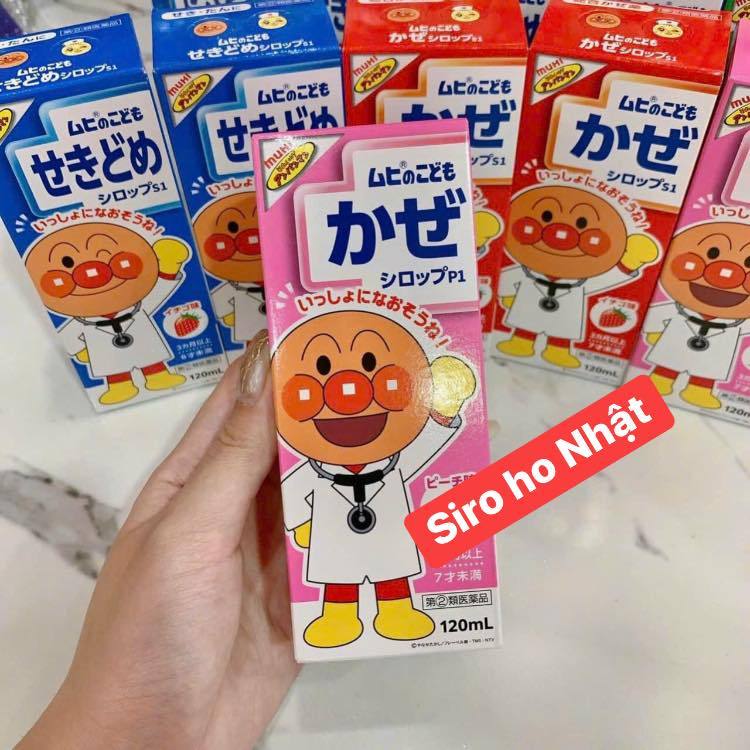 Siro Muhi giảm ho, hạ sốt, viêm mũi, cảm cúm, cảm lạnh cho bé Nhật Bản