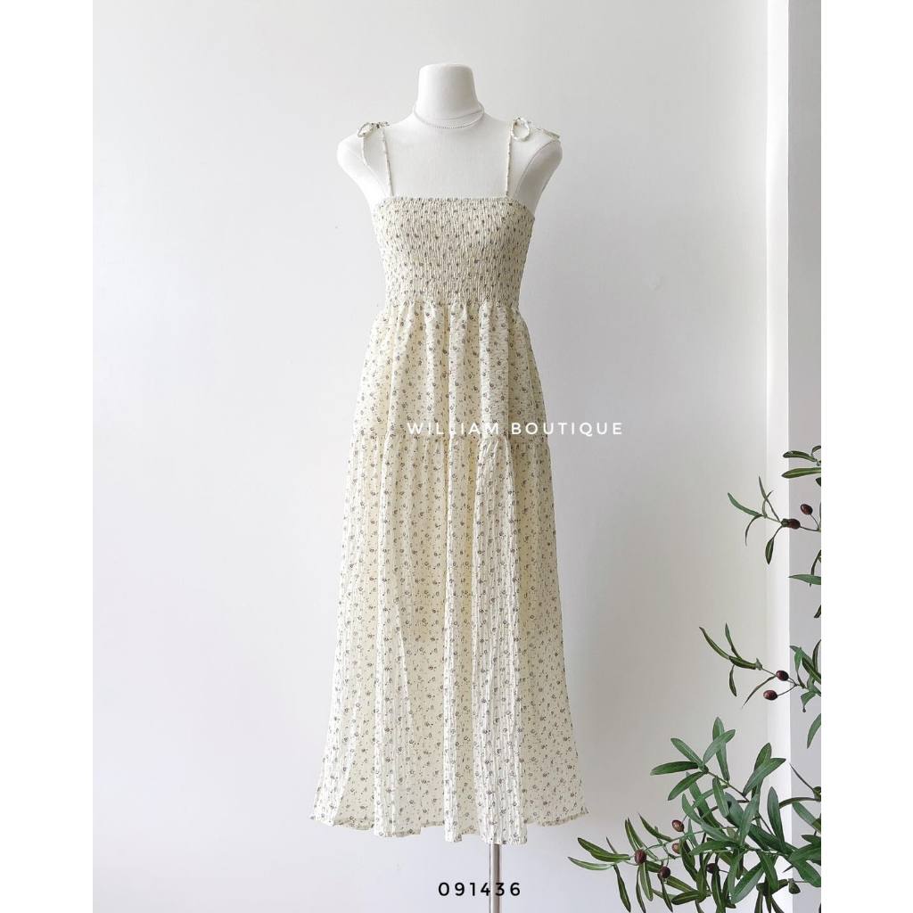 Đầm dây bông nhí 985