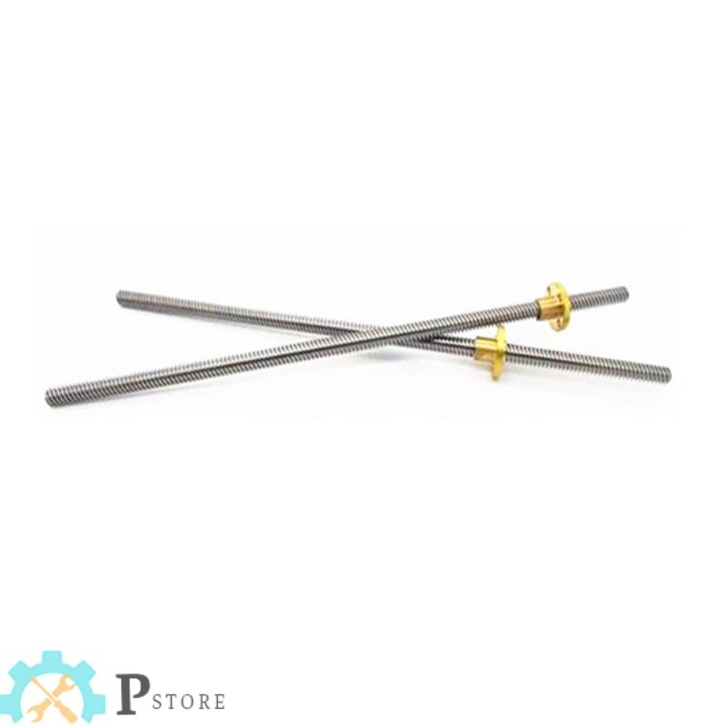 Đai Ốc Vitme Ren Vuông T8, T10, T12 Bằng Đồng Thau Nhiều Kích Thước