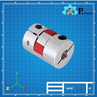 Khớp nối mềm hợp kim nhôm chất lượng cao d20l30, d25l30, d30l40, d40l50 hỗ trợ tiện lỗ theo yêu cầu