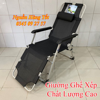 Ghế giường xếp đa năng deli happy qui phúc - dùng cho văn phòng, du lịch, nằm ngủ thư giãn