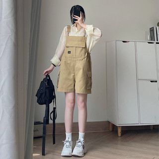 Yếm quần short nữ chất vải kaki ZIE 7212 - Jemcloset