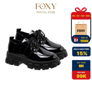Giày oxford nữ, giày da cao cấp FOXY thời trang phong cách ulzzang đế cao 3cm - FOX068