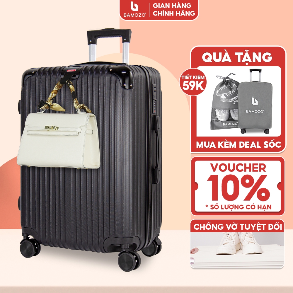 Vali Kéo Du lịch Bamozo 8809 Size 28inch Nhựa ABS + PC Cao Cấp Chịu Lực 120KG Bảo Hành 5 Năm - LỖI 1 ĐỔI 1 TRONG 30 NGÀY