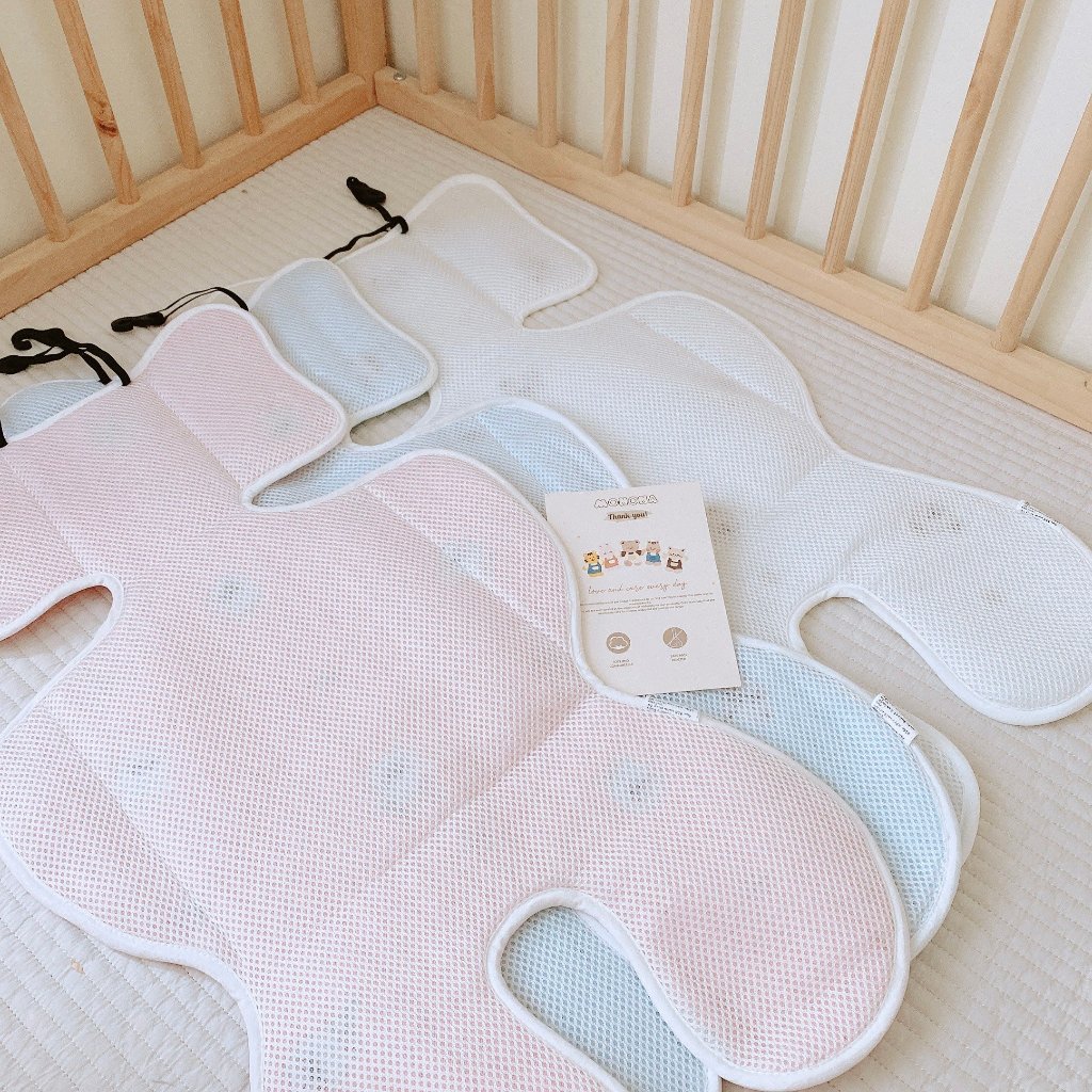 Nệm Lót Xe Đẩy Đa Năng Hàn Quốc Và Nệm Lót Xe Monona Tấm lót xe đẩy 3D cho bé