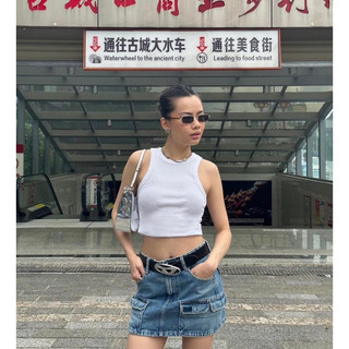 áo ba lỗ croptop Zara authentic