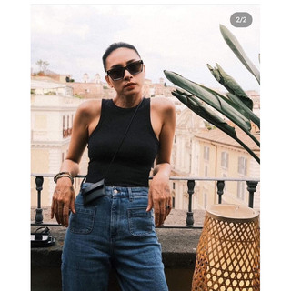 áo ba lỗ croptop Zara authentic