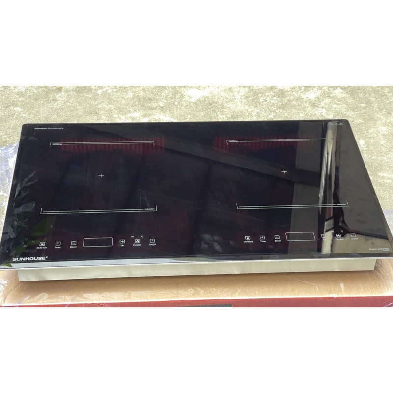 Bếp đôi điện từ SUNHOUSE SHB9101S
