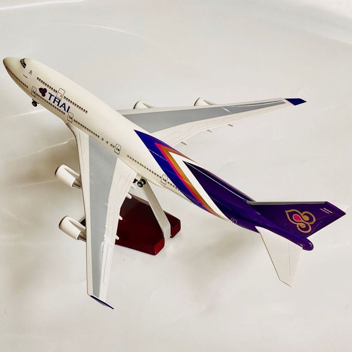 Mô hình Máy bay trưng bày, Mô hình tĩnh máy bay lắp ráp 47cm bằng kim loại chính hãng