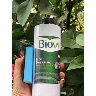 Dưỡng Bóng Vỏ Xe Biovi kháng nước tặng mút