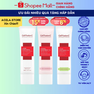 Kem Chống Nắng Nâng Tone Cell Fusion C Toning Suncreen 100 SPF 50+PA++++ 50ml Hàn Quốc  _ACELA STORE
