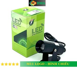 Đèn laze logo hình chiếu xuống đường ấn tượng lắp xe máy, xe đạp điện 12v