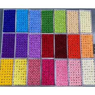 50 bông hoa sáp thơm hàn quốc 3 lớp loại 1