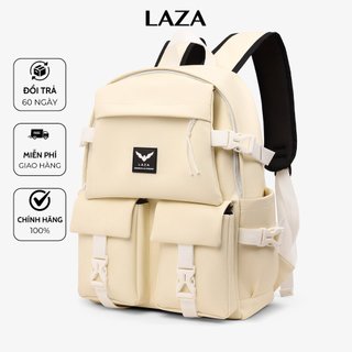 Balo LAZA Mid Backpack 496S - Da PU nhập khẩu chống thấm - Chính hãng phân phối