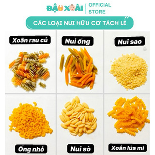 Mì nui Hữu cơ tách lẻ 100g cho bé ăn dặm