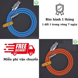 Cáp sạc nhanh bọc silicol cao cấp type c và cho IP dài 1m, 1,5m, 2m