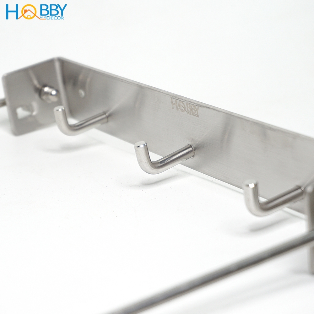 Giá treo thau chậu gắn tường Hobby home decor GTT inox 304 có keo dán