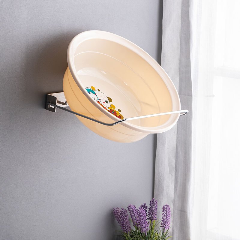 Giá treo thau chậu gắn tường Hobby home decor GTT inox 304 có keo dán