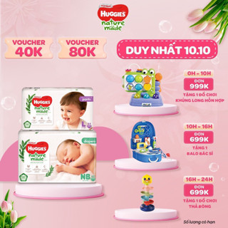 KÈM  Tả dán tả quần CHÍNH HÃNG Huggies Platinum Nature Made