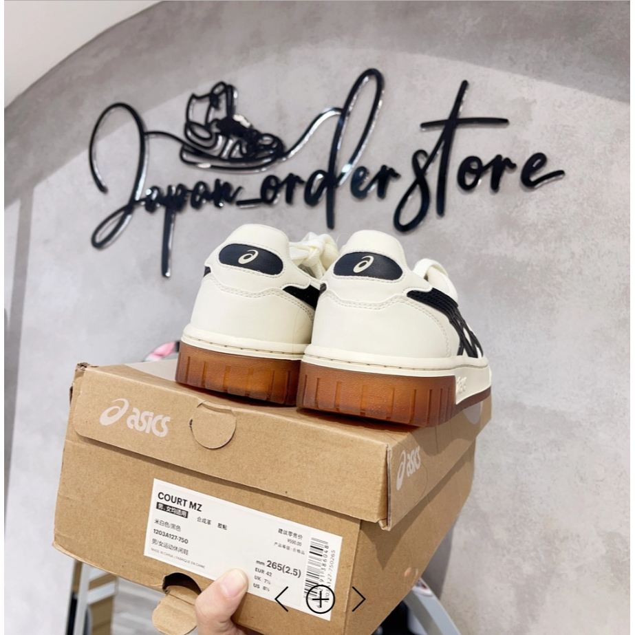 Giày Thể Thao Nam Nữ Asics_Court MZ Cream Black Gum mẫu mới nhất 2023