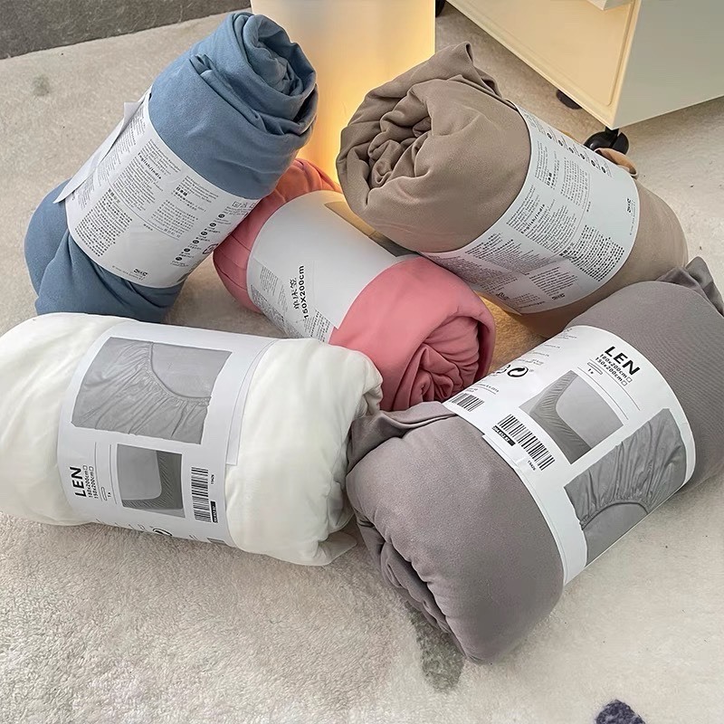 Ga IKEA Home bo chun bọc đệm thoáng mát,drap thun lạnh cao cấp co giãn 4 chiều