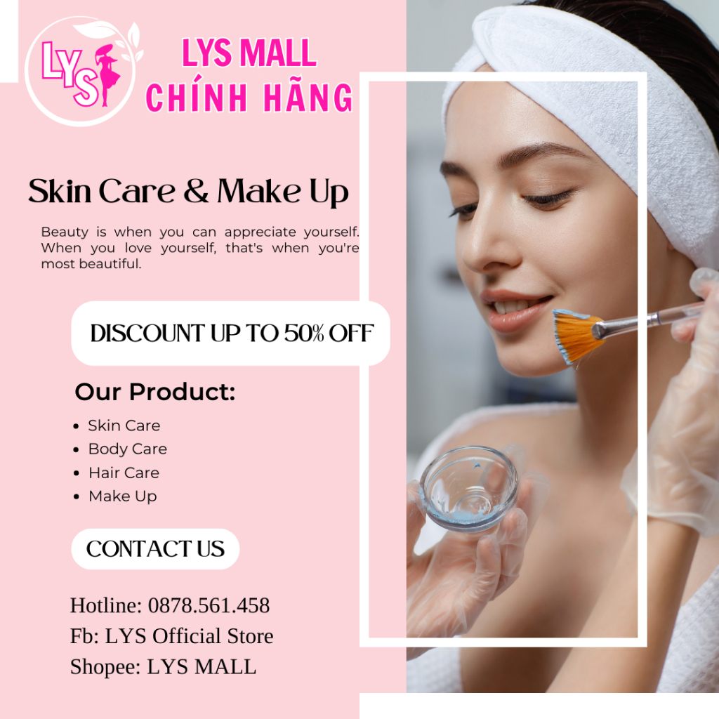 [LYS MALL] COMBO Trọn Bộ 6 Sản Phẩm SkinCare Làm Đẹp Sạch Da Lành Tính Dịu Nhẹ