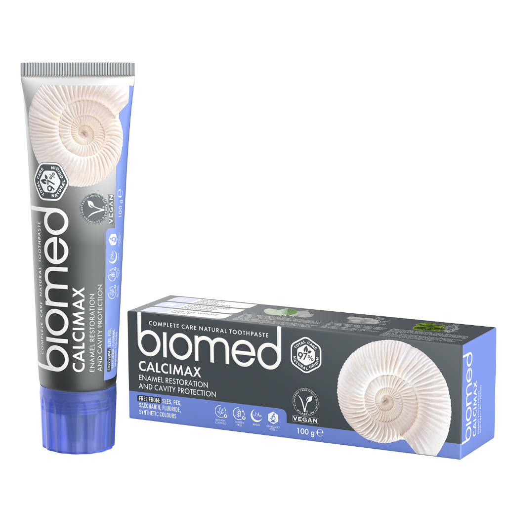 Kem Đánh Răng Organic BIOMED Thụy Sỹ Giúp Làm Trắng Răng, Hơi Thở Thơm Mát 100g/tuýp