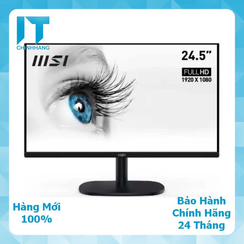 Màn hình máy tính MSI PRO MP251 | FHD (1920 x 1080) / IPS / 100Hz / 1ms / HDMI / D-Sub - Hàng Chính Hãng