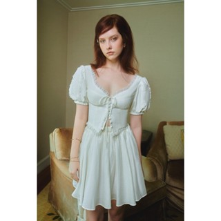 MAVEN - Chân váy trắng xoè Lovyn Skirt