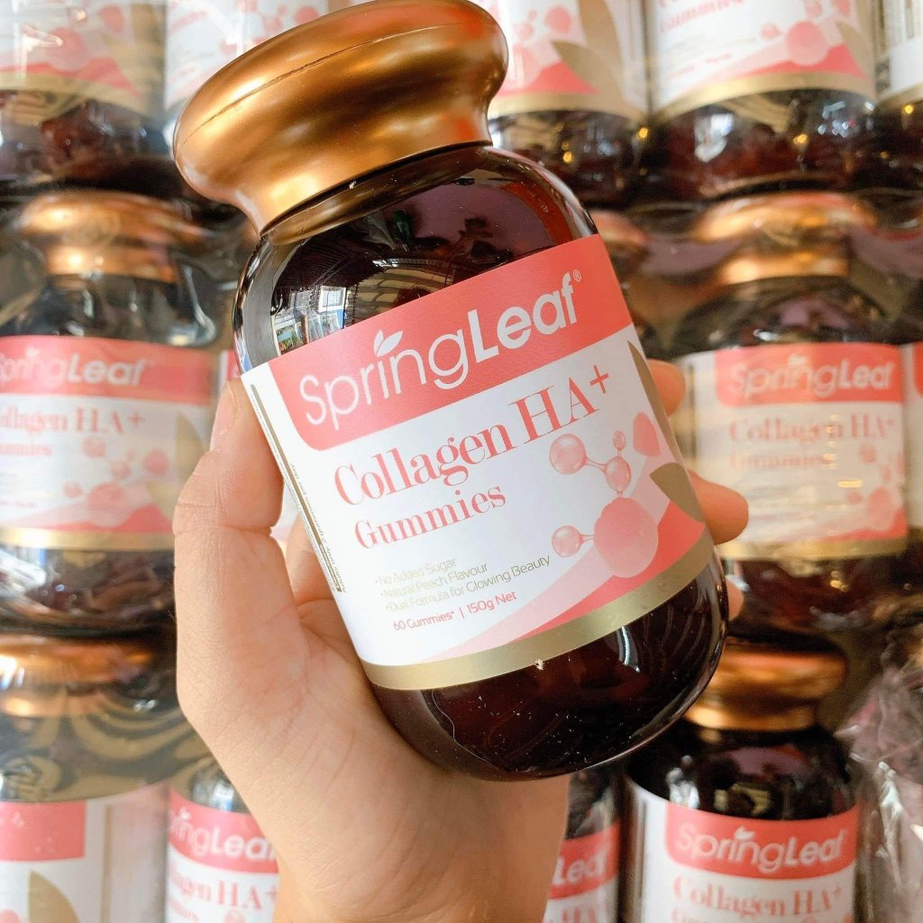 Kẹo dẻo gum Spring Leaf Collagen HA plus Gummies 60 viên
