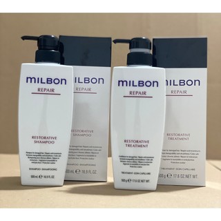 Dầu gội xả milbon repair phục hồi tóc yếu và hư tổn 500ml