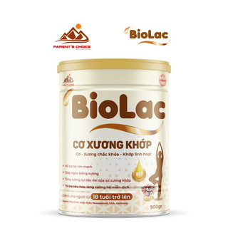 Sữa bột Biolac Cơ xương khớp 900gram,mua 1 lon tặng 1 đồ chơi cho bé