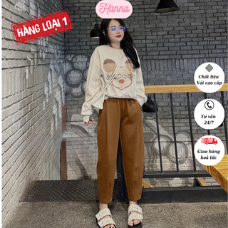 Bộ nỉ in hình mickey set đồ nữ mùa đông chất vải nỉ cotton vừa dễ thương lại sang chảnh