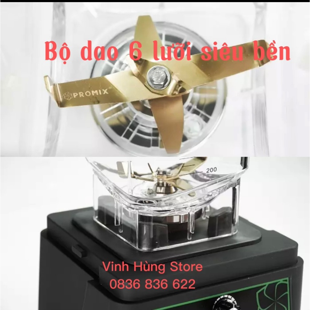 Máy xay sinh tố công nghiệp PROMIX - GEMAT  Bảo hành chính hãng 3 năm