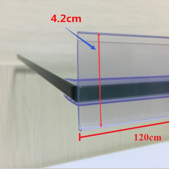 Nẹp kính cài giá siêu thị. Kính dày 0.7 ->1cm. LH: 0911035691