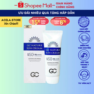 Kem Chống Nắng Nâng Tone Dưỡng Trắng GC Nature Sun Cream SPF 50+ PA++++ Chính Hãng _ACELA STORE