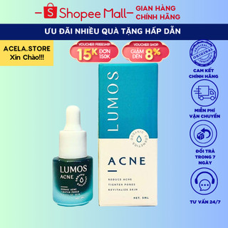 Serum Huyết Thanh Mụn Lumos Ance 5ml Của Mỹ, sạch mụn, mờ thâm dưỡng trắng da mặt _ACELA STORE