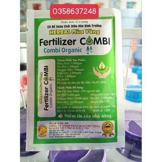 Phân bón lượng HERBAL Mùa Vàng Fertilizer Combi Organic 25g