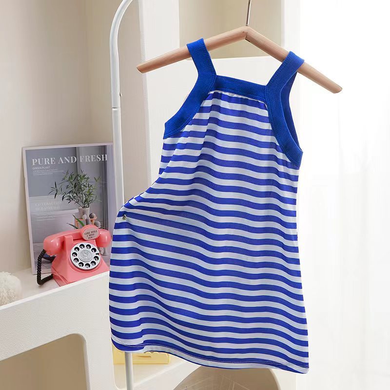 Váy Bé Gái 2 Dây, Đầm Công Chúa Họa Tiết Thời Trang Mùa Hè, Váy Bé Gái Bằng Thun Lạnh Cao Cấp