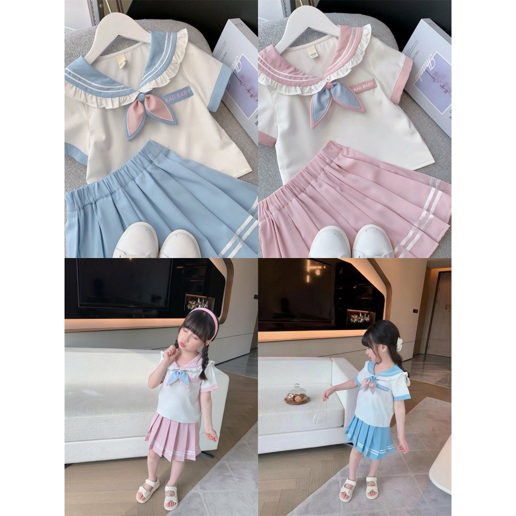 Sét KAD baby (áo + chân váy) cao cấp cho bé gái...