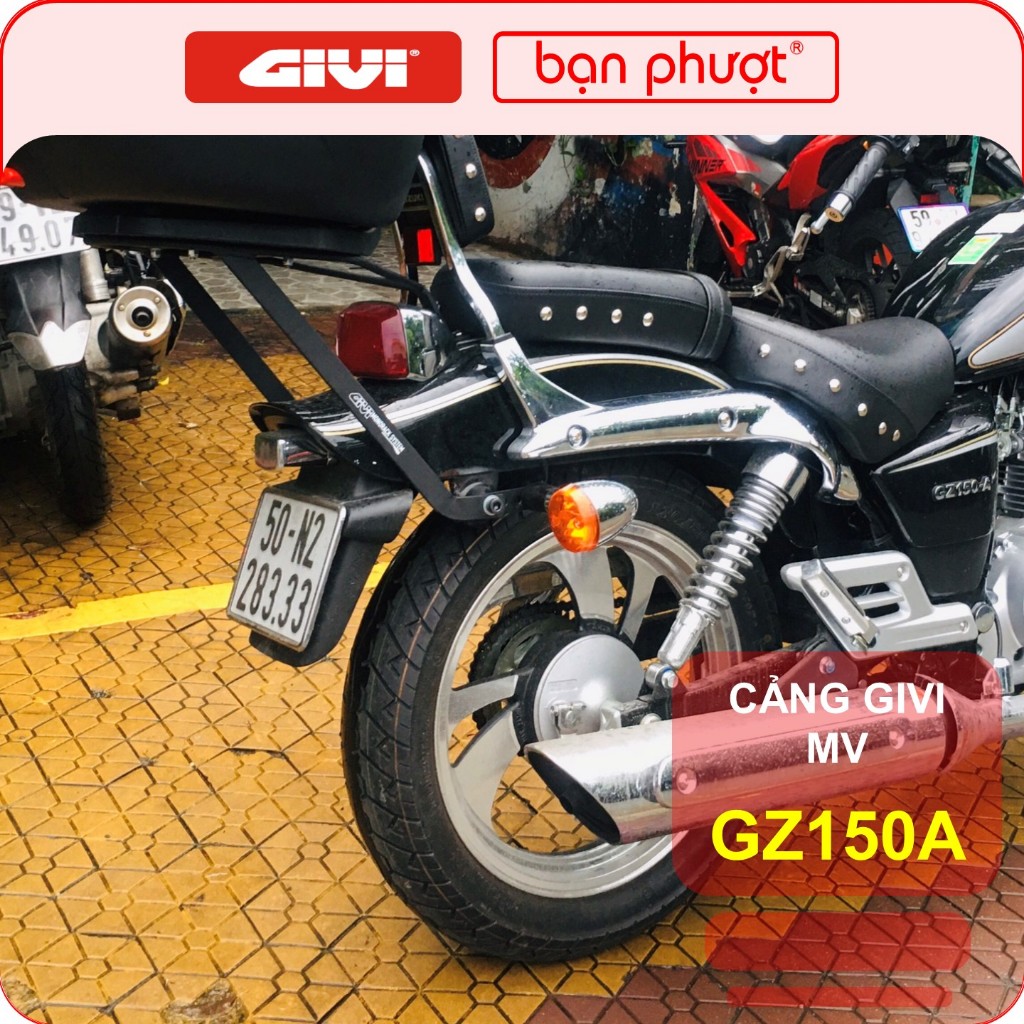 Baga Givi Sau Xe GZ150A - Cảng Givi GZ150 A Suzuki - Bạn Phượt