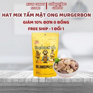  Hạnh Nhân Tẩm Mật Ong Murgerbon Hàn Quốc 200g - Hạt mix tẩm mật ong Murgerbon