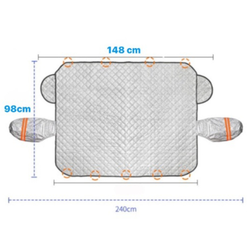 Bạt Che Nắng Kính Lái Ô Tô Chống Nóng Xe Hơi 3 Lớp TANGDi loại dày cao cấp C01