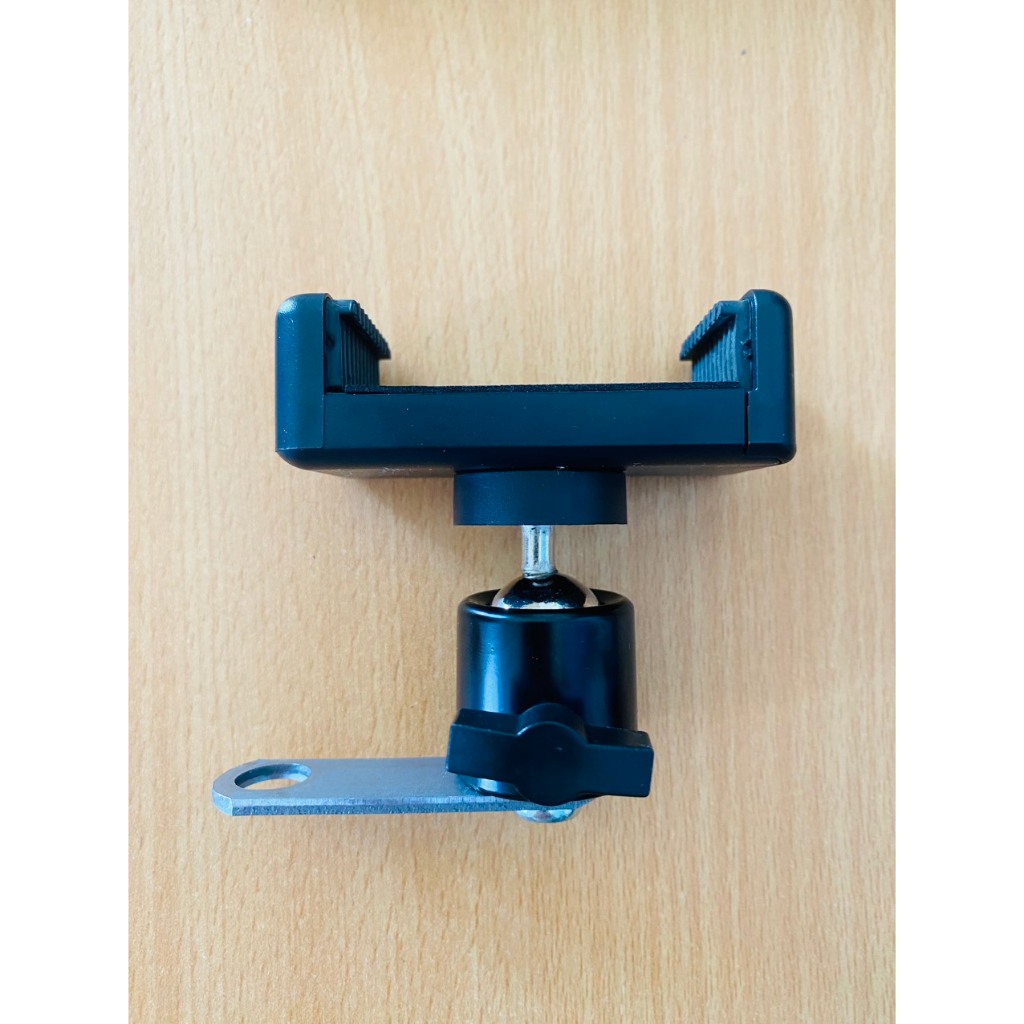 Kẹp điện thoại gắn chân gương xe máy xoay 360 độ