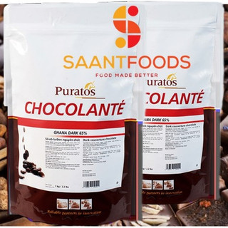 Socola hạt nút đen 65% Puratos 1 kg